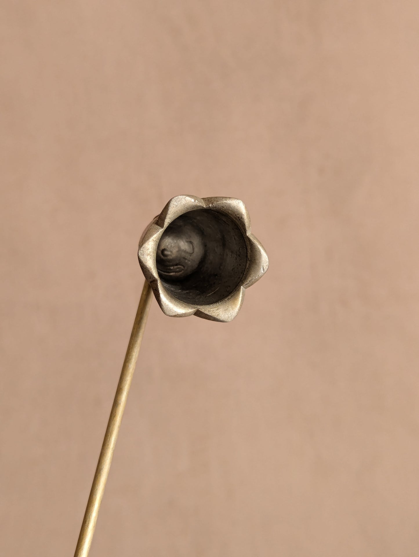 Silver Toned Tulip Candle Snuffer