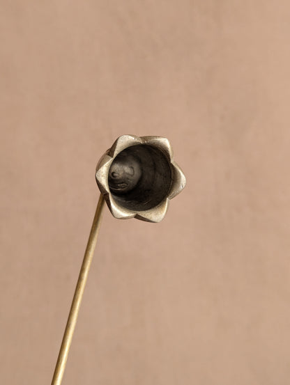 Silver Toned Tulip Candle Snuffer