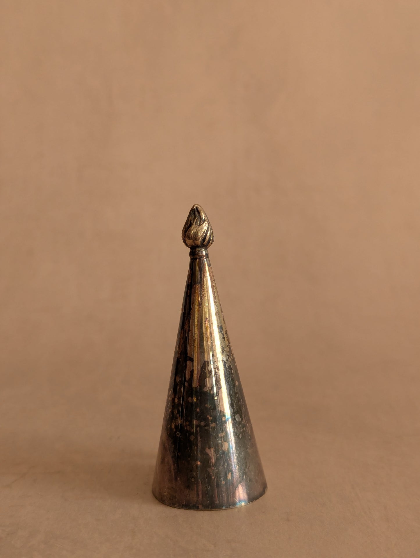 Antique Silver Tone Candle Snuffer No. 9