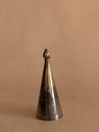 Antique Silver Tone Candle Snuffer No. 9