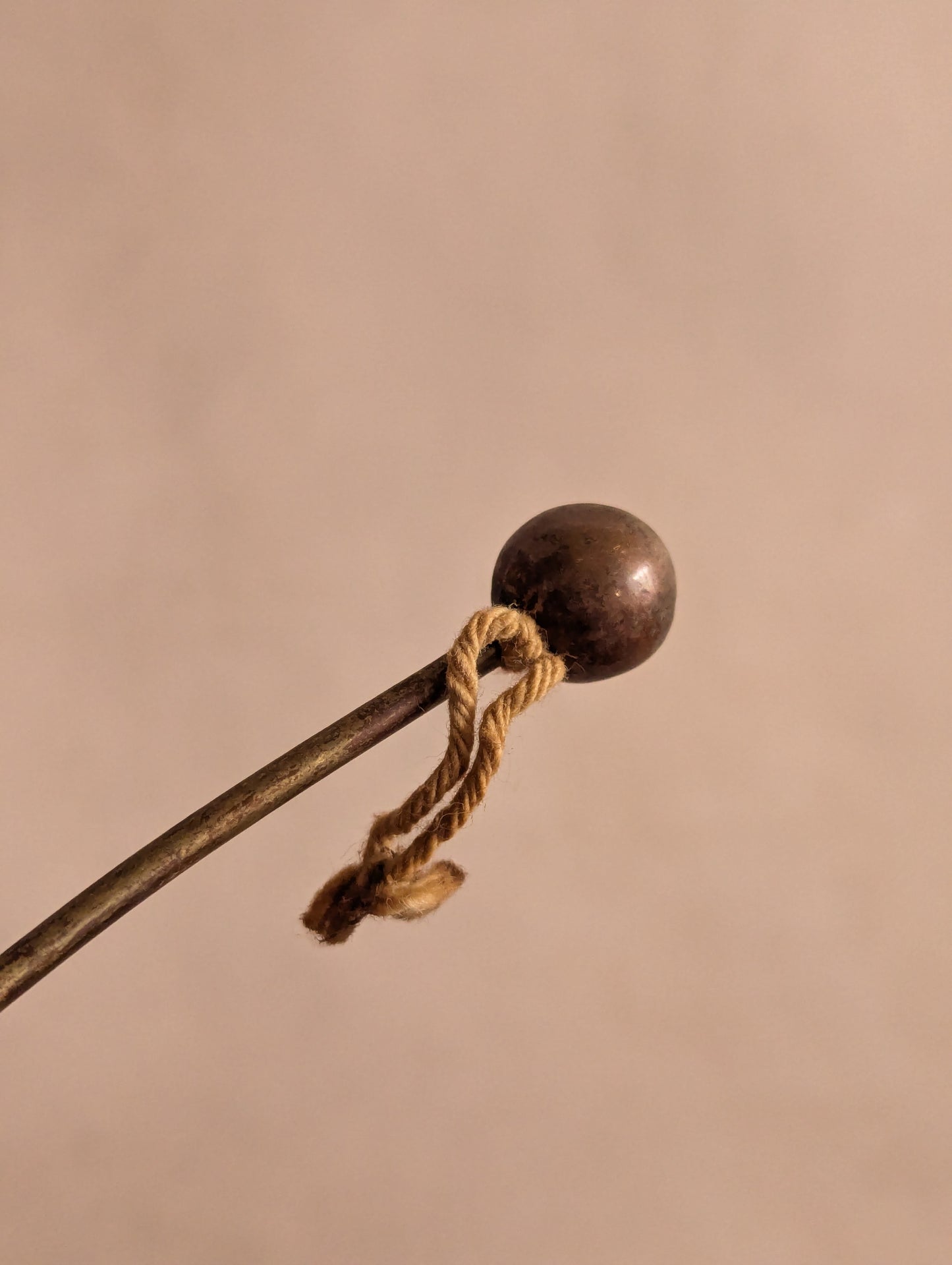 Whimsical Amber Lantern Folk Art Candle Snuffer