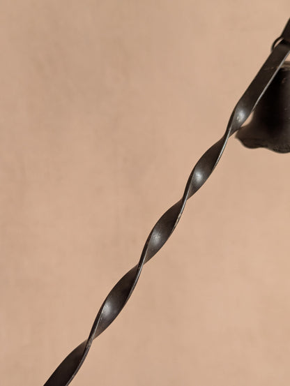 Black Ruffled Spiral Candle Snuffer