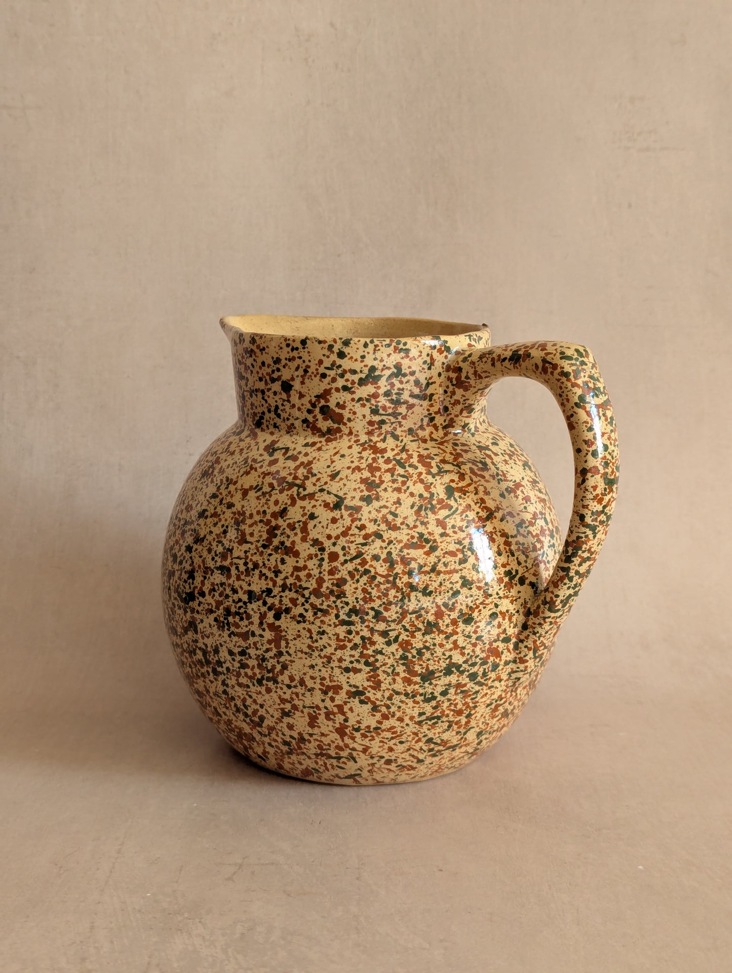 Speckled Antique Earthenware Stanfyre Jug