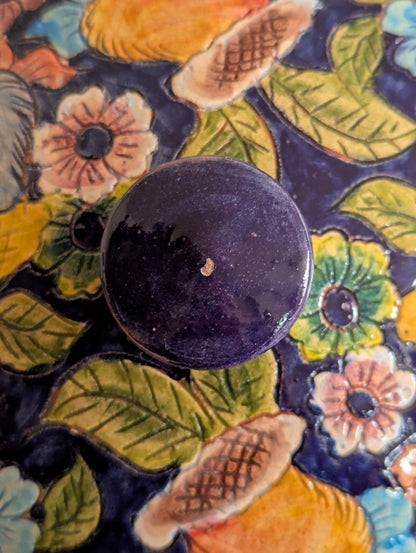 Portuguese Hand-Thrown Floral Terracotta Casserole Dish