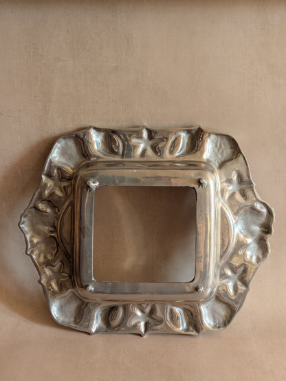 Mexican Aluminum Nautical Seahorse Serving Tray