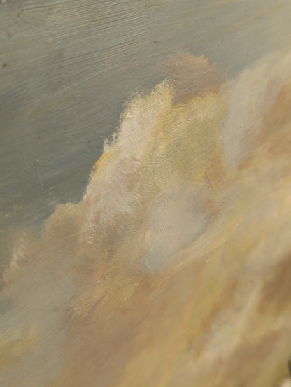 Stormy Stonehenge Oil on Board Expressionist Painting