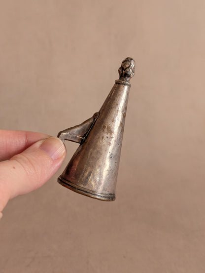 Antique Silver Tone Candle Snuffer No. 10