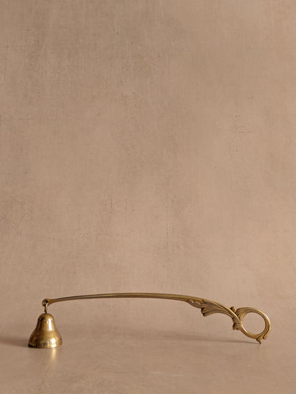 Feminine Flourish Gold Tone Candle Snuffer