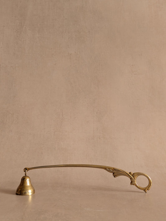 Feminine Flourish Gold Tone Candle Snuffer