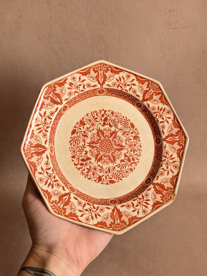 Victorian Minton's Denmark Octagonal Side Plates, Set of Three