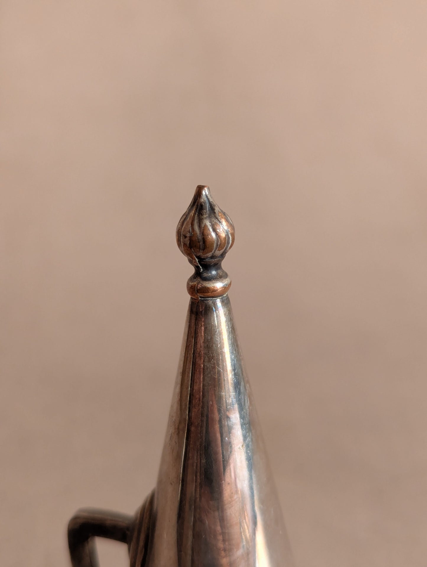 Antique Silver Tone Candle Snuffer No. 2
