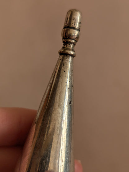 Antique Silver Tone Candle Snuffer No. 8