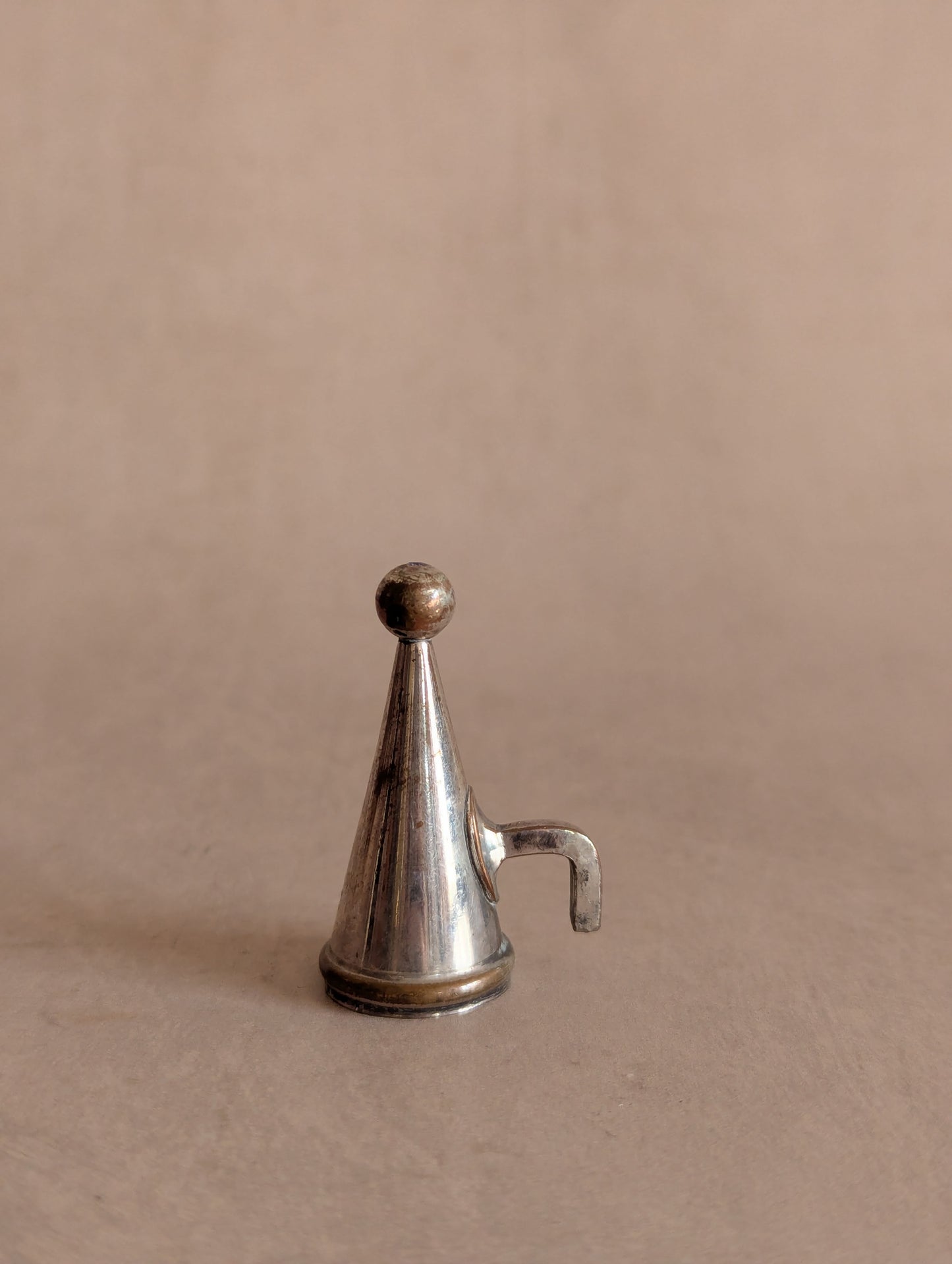 Antique Silver Tone Candle Snuffer No. 5