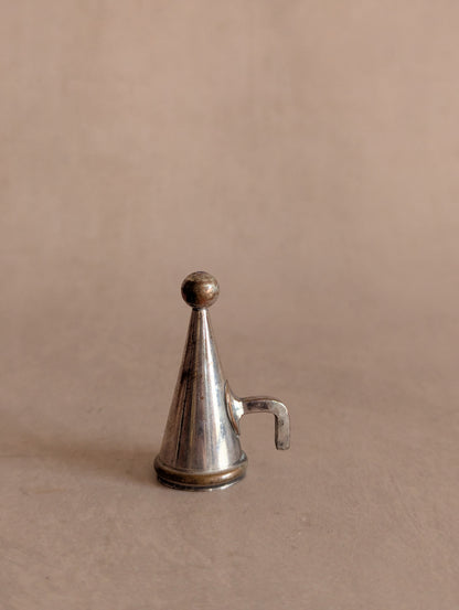 Antique Silver Tone Candle Snuffer No. 5