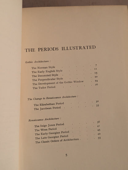 English Architecture at a Glance by Frederick Chatterton, 1928
