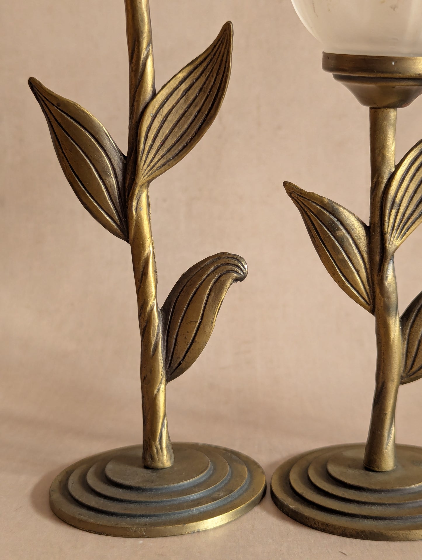 Frosted Flower Tealight Holders, Set of Three