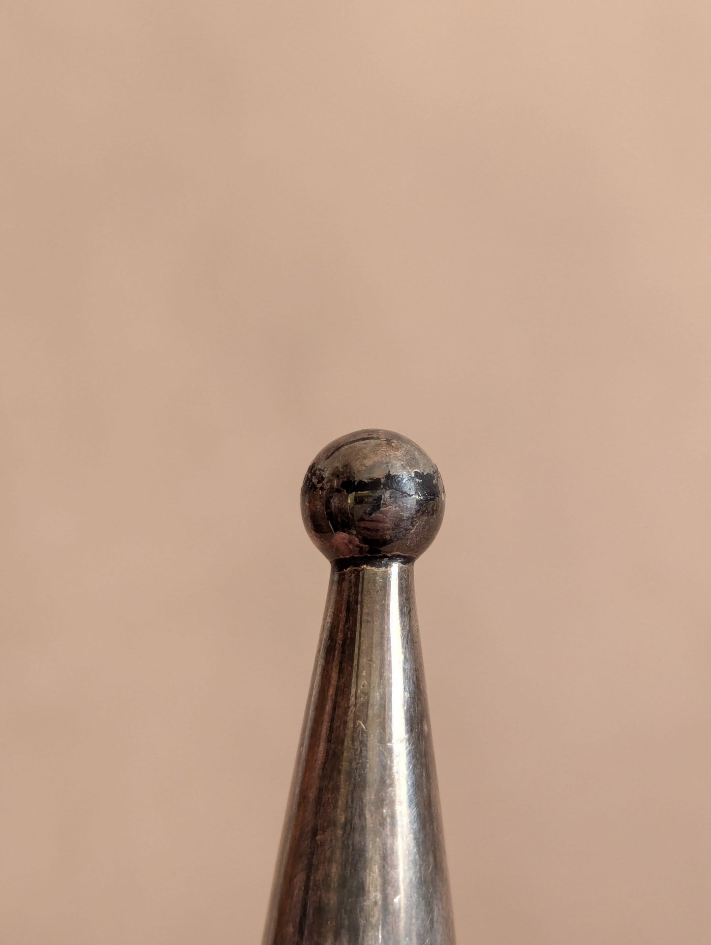 Antique Silver Tone Candle Snuffer No. 1