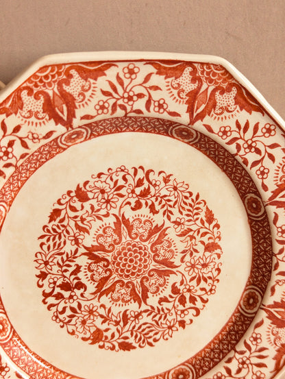 Victorian Minton's Denmark Octagonal Side Plates, Set of Three