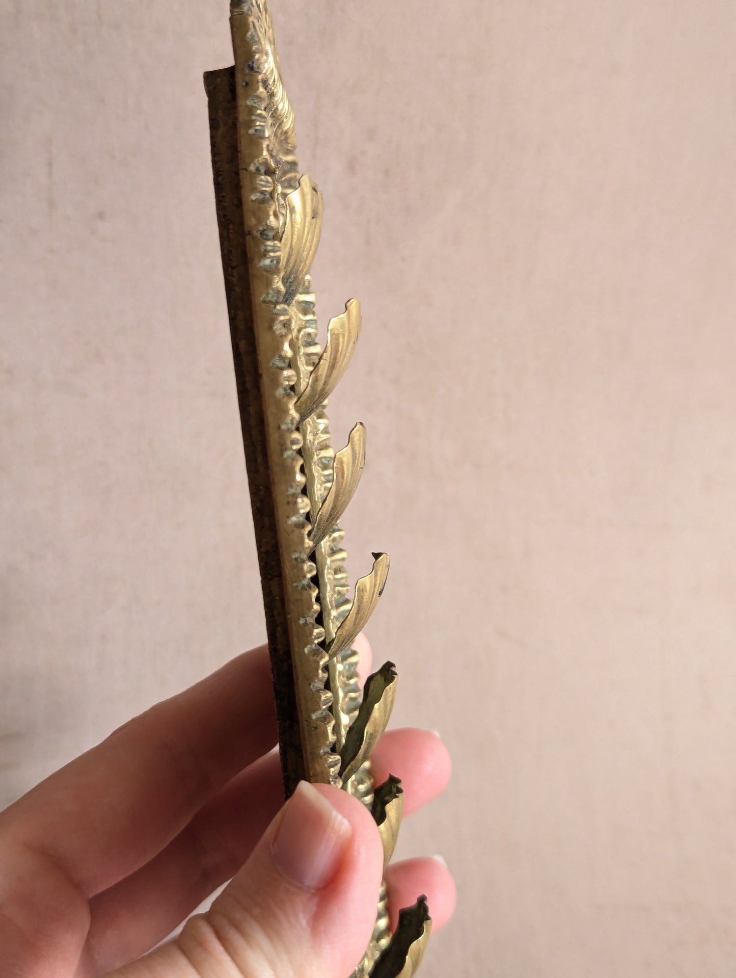 French Brass Hanging Weekly Organizer, Semainier, Porte Cartes