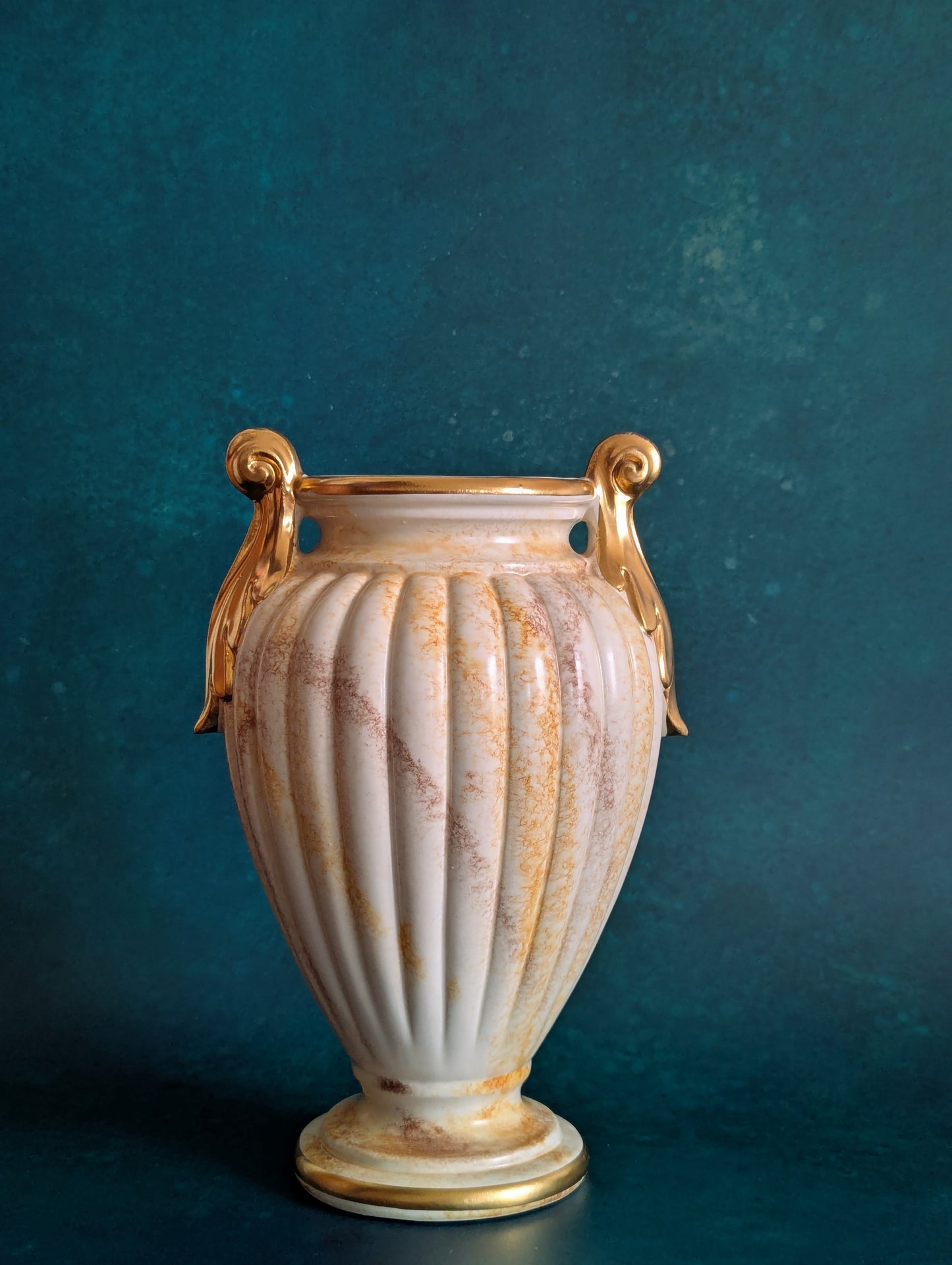 Ceramic Neoclassical Greco-Roman Goddess Vase