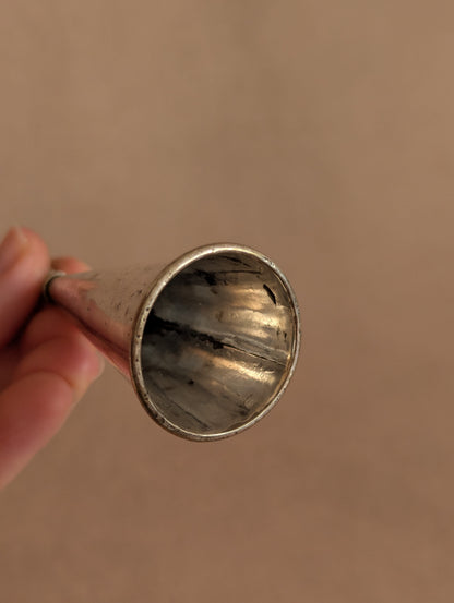 Antique Silver Tone Candle Snuffer No. 8