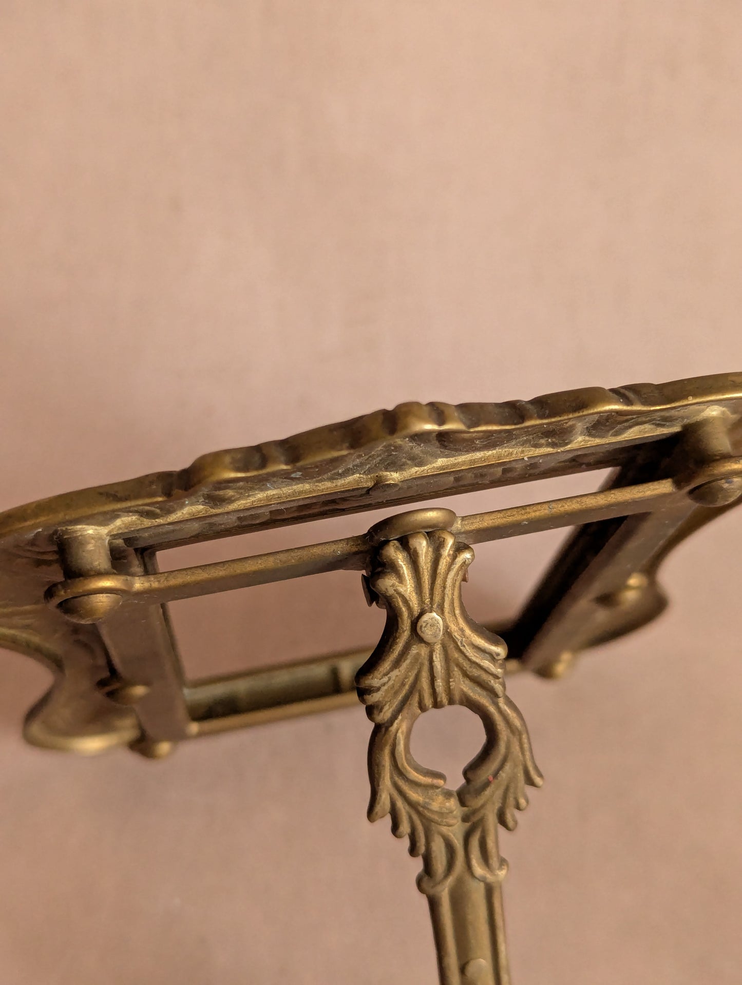 Solid Brass Chunky Scrollwork Picture Frame