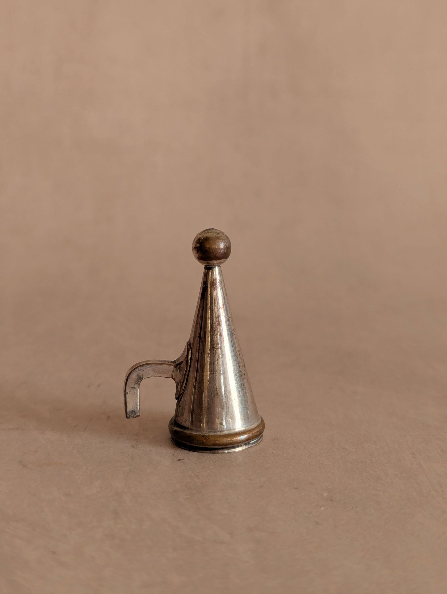 Antique Silver Tone Candle Snuffer No. 5