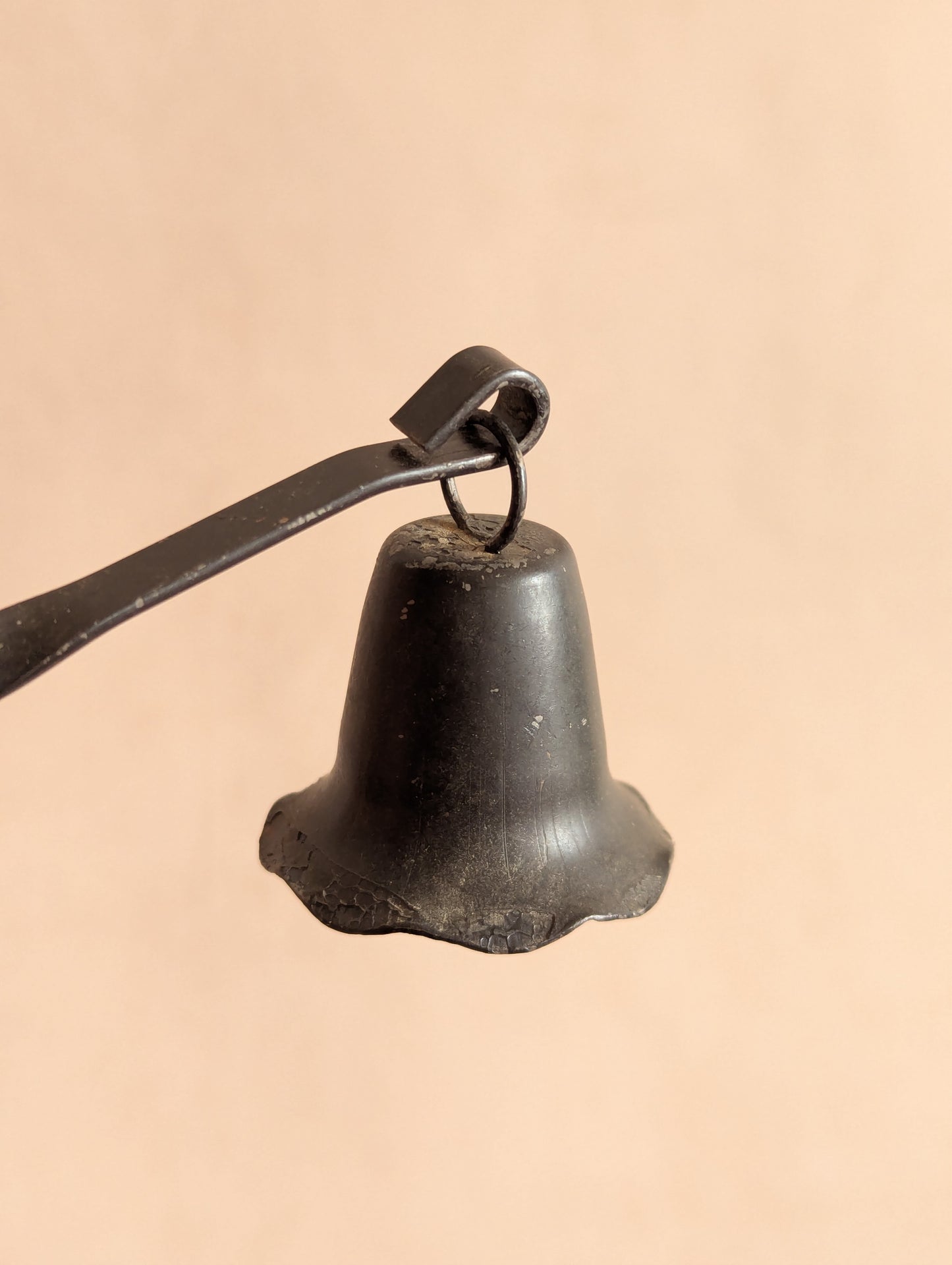 Black Ruffled Spiral Candle Snuffer