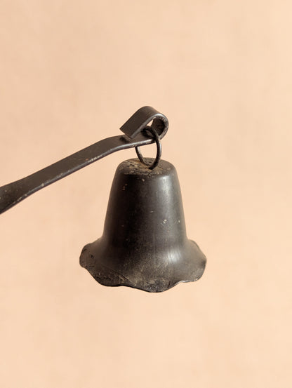 Black Ruffled Spiral Candle Snuffer