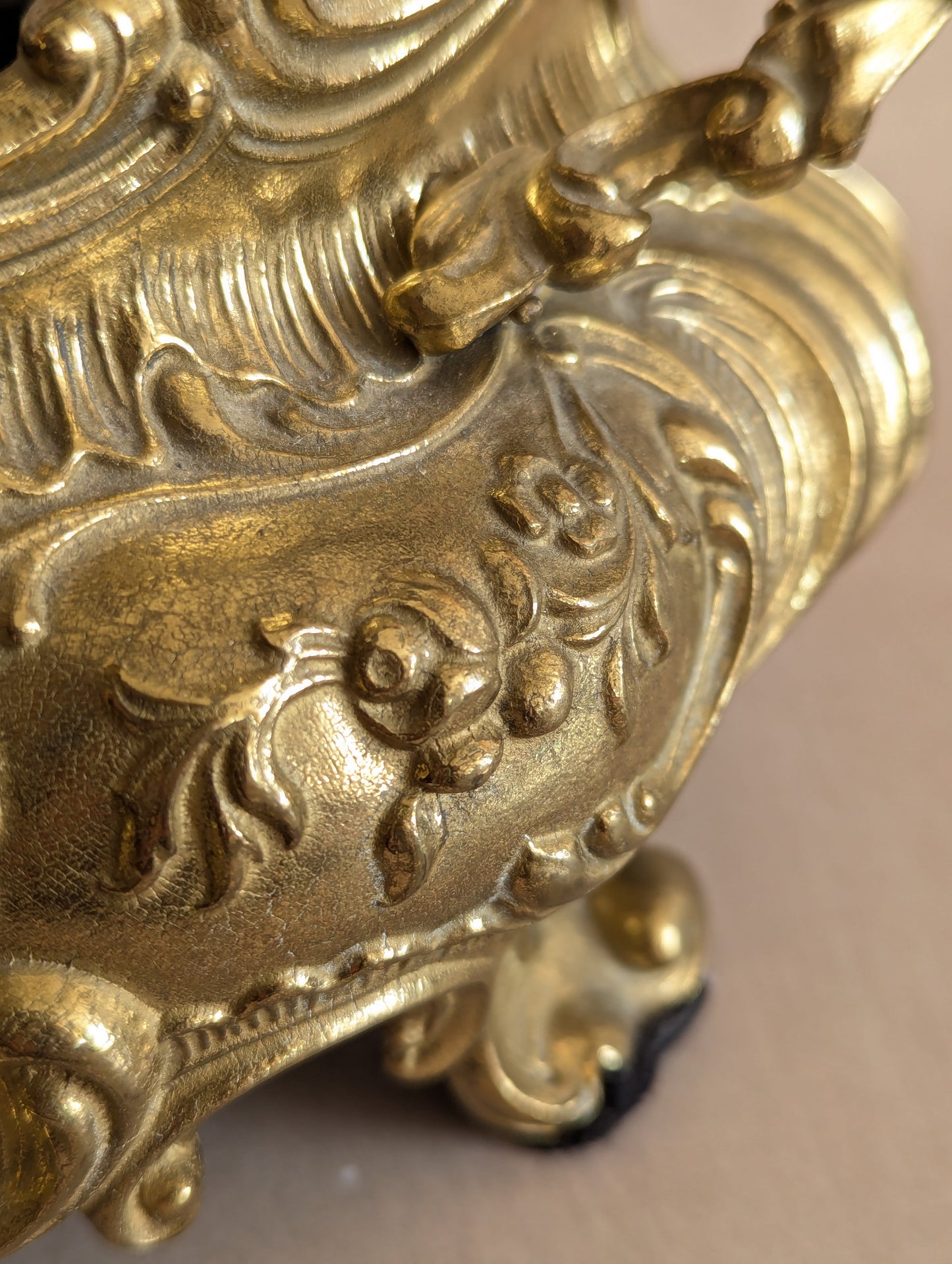 Gilt French Revival Rococo Jardiniere Planter