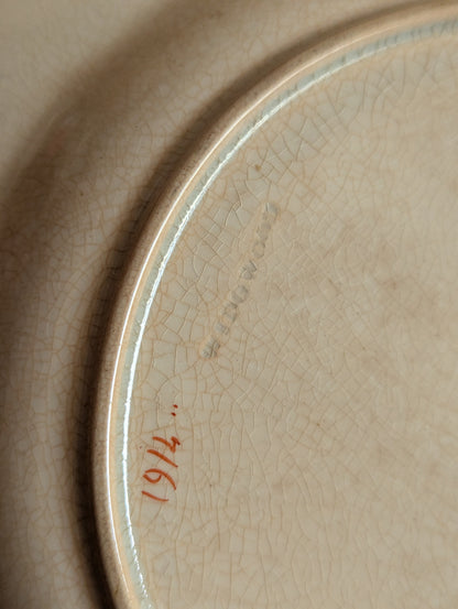 Wedgwood Pearlware Floral Round Decorative Plates, Set of Two