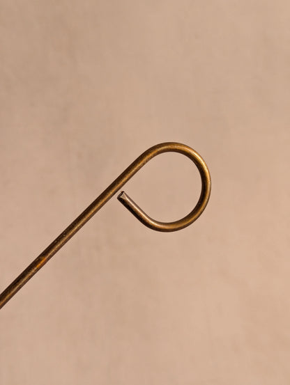 Weighted Bronze Short Flower Candle Snuffer