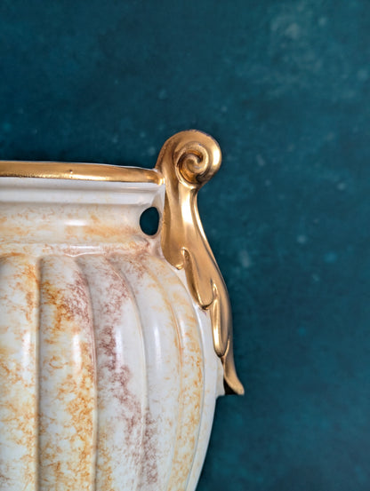 Ceramic Neoclassical Greco-Roman Goddess Vase