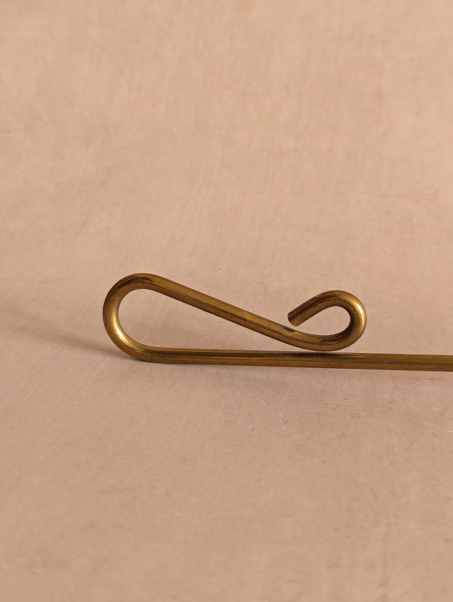 Large Brass Plated Cone Candle Snuffer