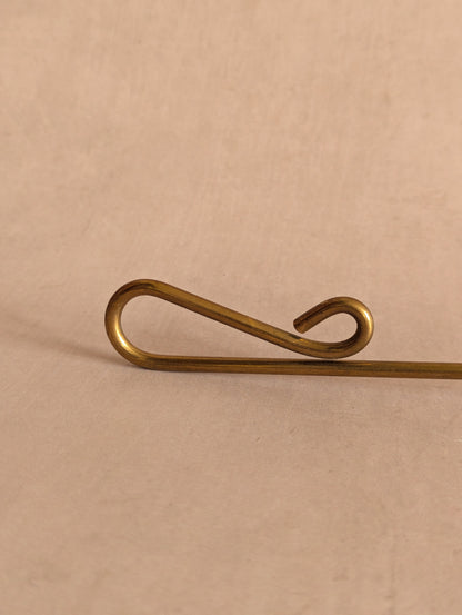 Large Brass Plated Cone Candle Snuffer