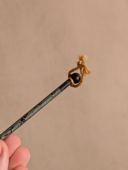 Rustic Black Chippy Paint Candle Snuffer