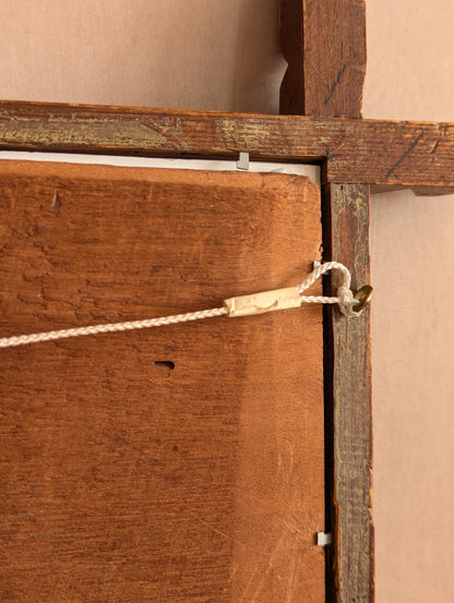 Antique Hand-Carved Tramp Art Hanging Frame
