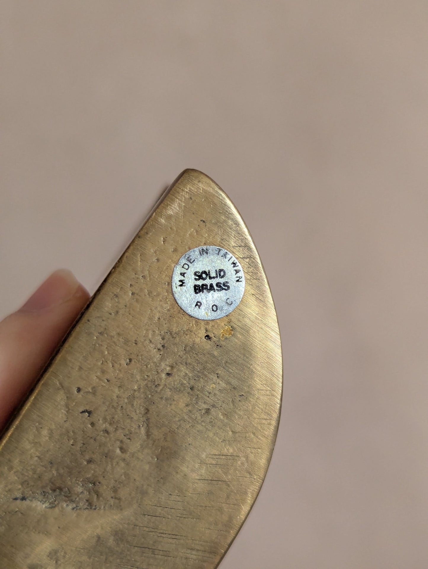 Solid Brass Mid-Century Seashell Bookends