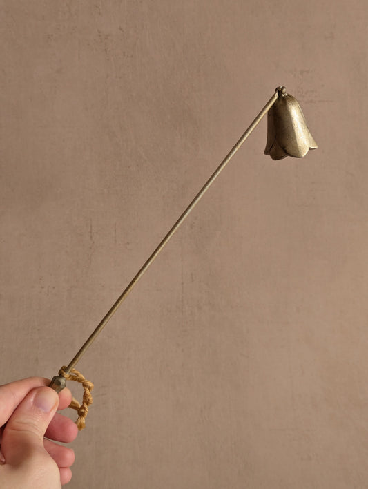 Silver Toned Tulip Candle Snuffer
