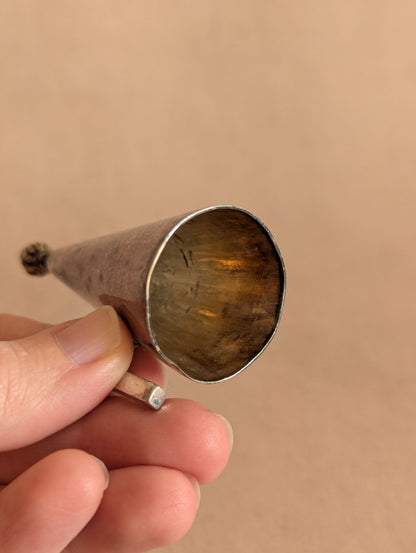 Antique Silver Tone Candle Snuffer No. 6