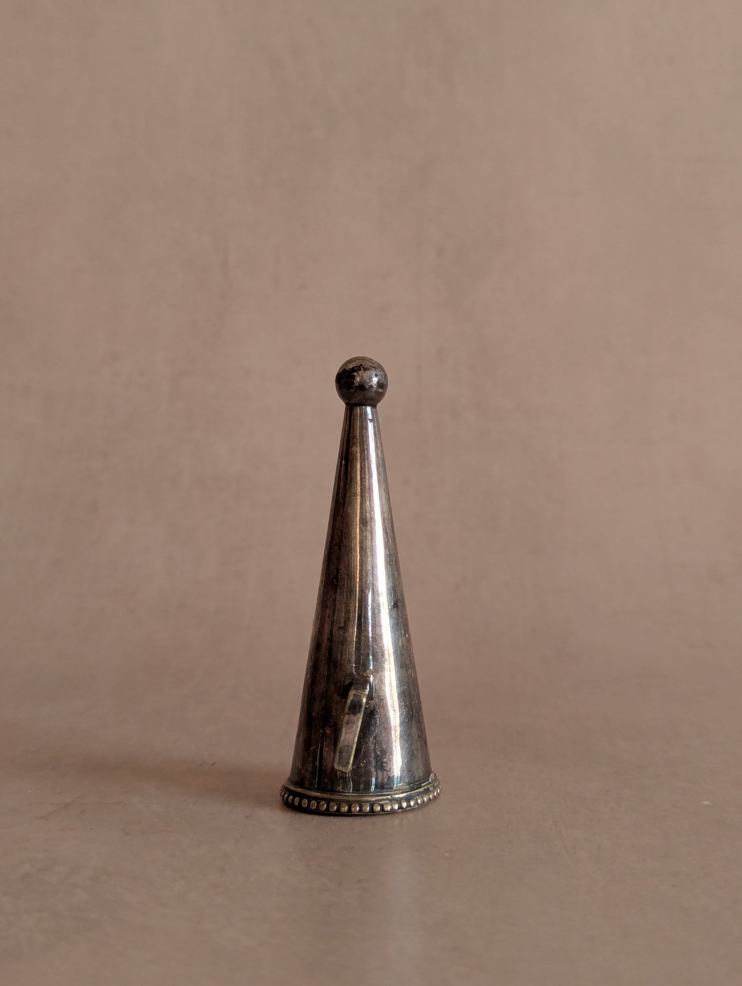 Antique Silver Tone Candle Snuffer No. 1