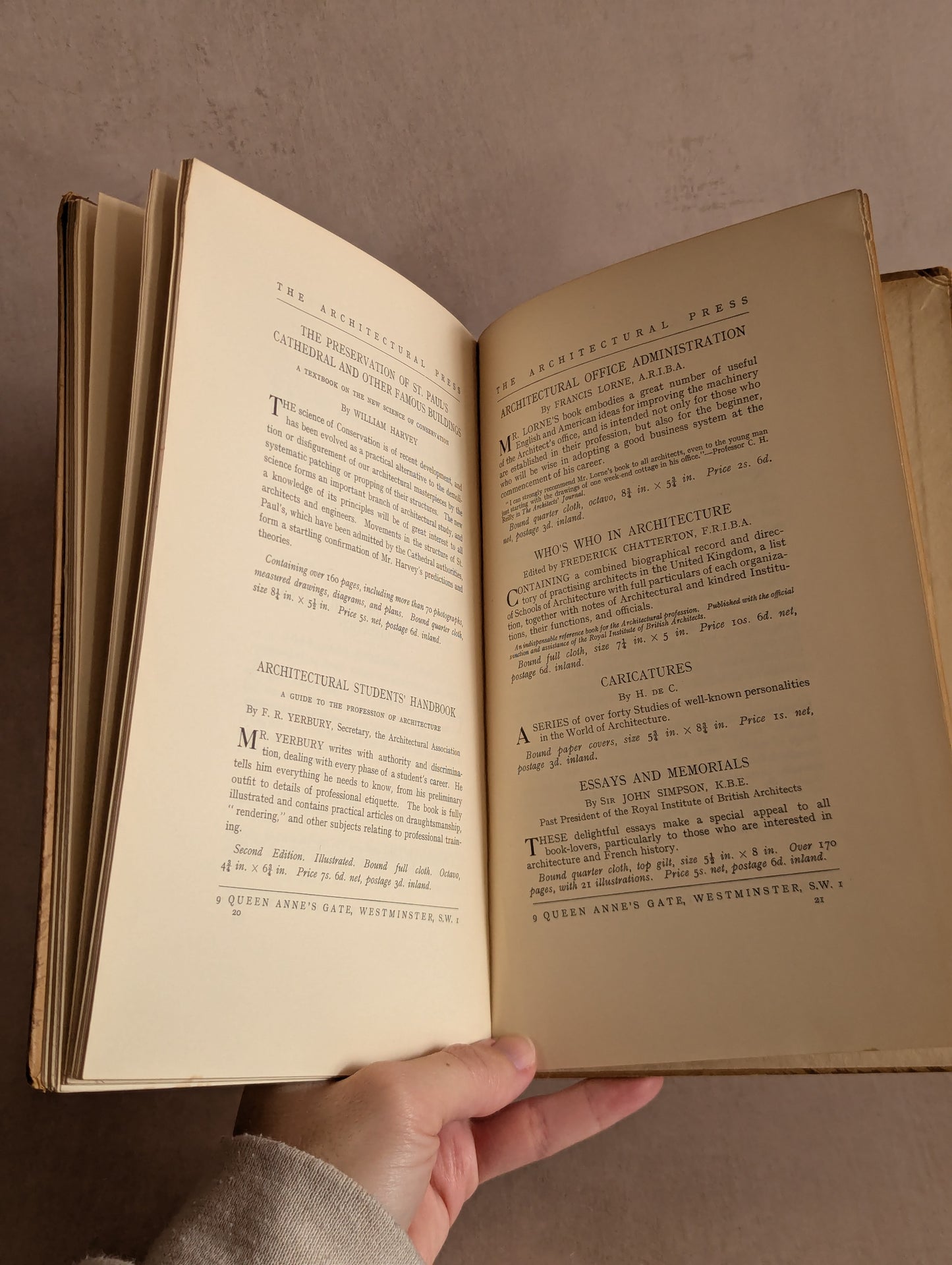 English Architecture at a Glance by Frederick Chatterton, 1928