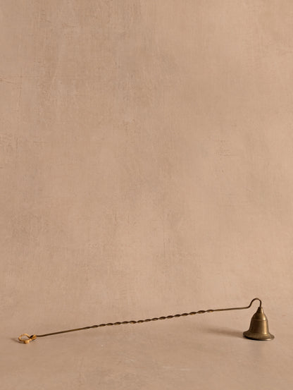 Lightweight Indian Spiral Brass Candle Snuffer