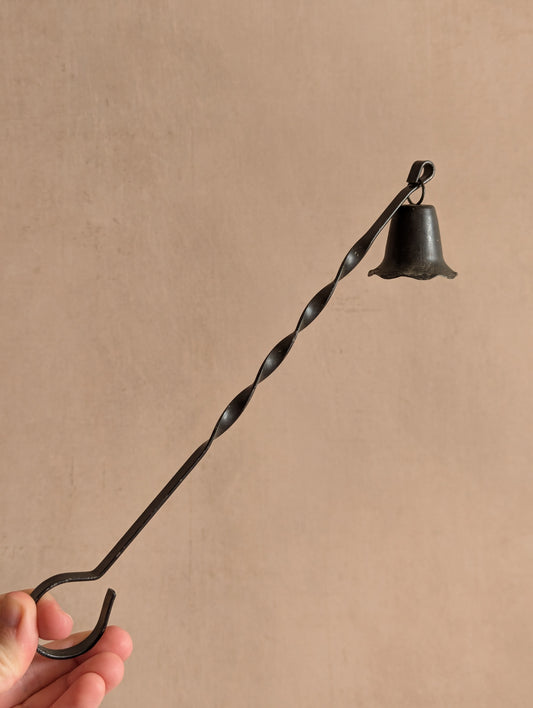 Black Ruffled Spiral Candle Snuffer