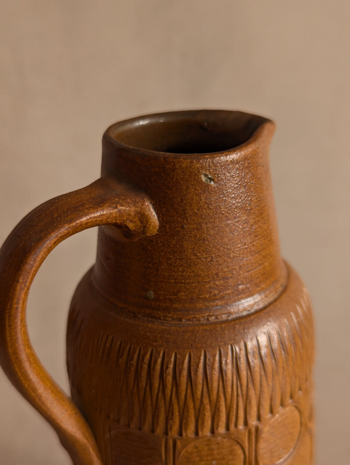 West German Miniature Ceramic Jug Vase c. 1970s