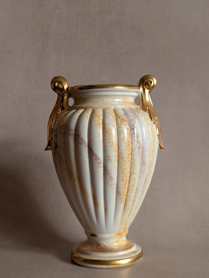 Ceramic Neoclassical Greco-Roman Goddess Vase