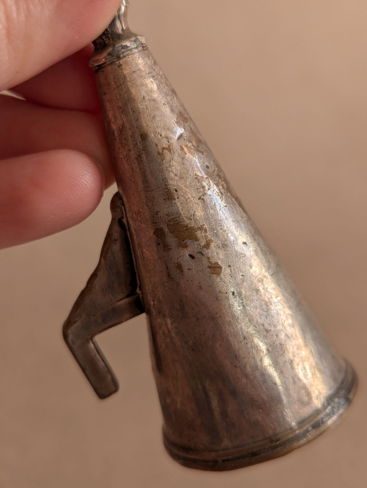 Antique Silver Tone Candle Snuffer No. 10