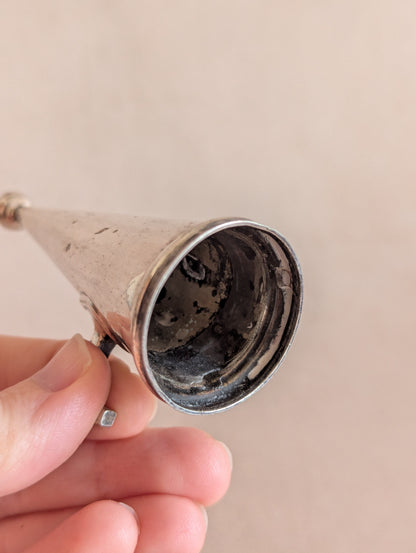 Antique Silver Tone Candle Snuffer No. 3
