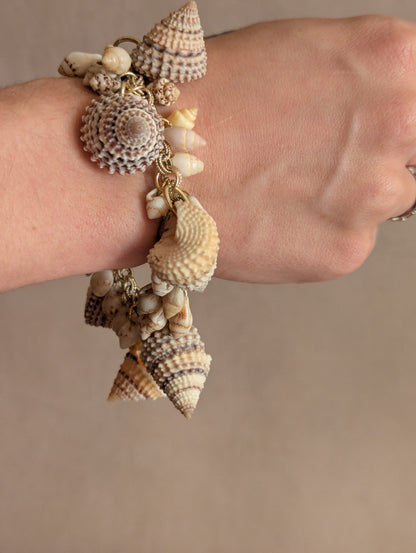 Liliana Natural Shell Charm Bracelet