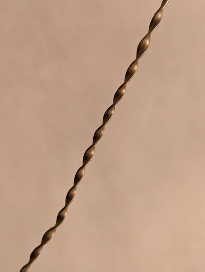 Lightweight Indian Spiral Brass Candle Snuffer